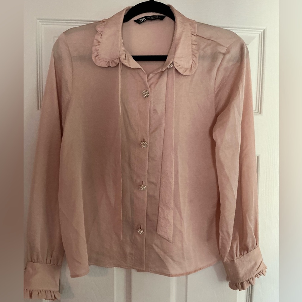 Ann Taylor Pink Blouse